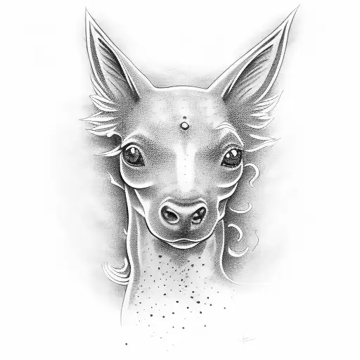Kelpie tattoo design idea
