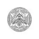 Tribal trampstamp saying "the patchwork family" tattoo design idea