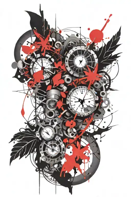 in underground style tattoo design idea