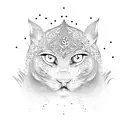 persian calligraphy tattoo design idea