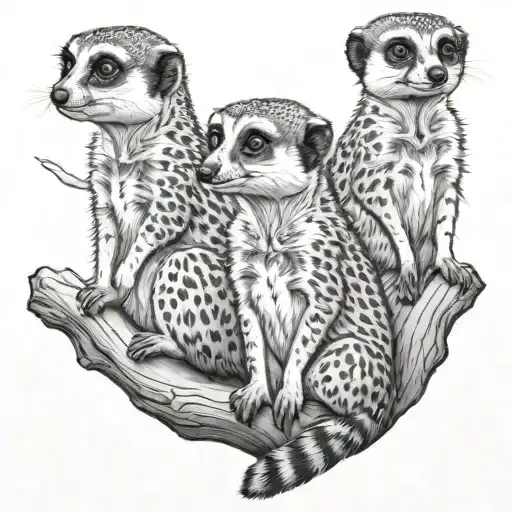 3 meerkat tattoo design tattoo design idea