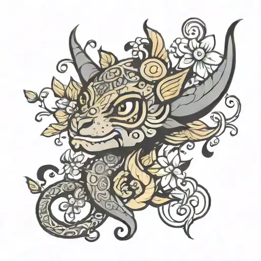 Chinni Funny tattoo design idea