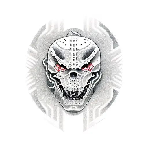 mark of the beast doom tattoo design idea