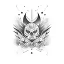 never give up tattoo design idea