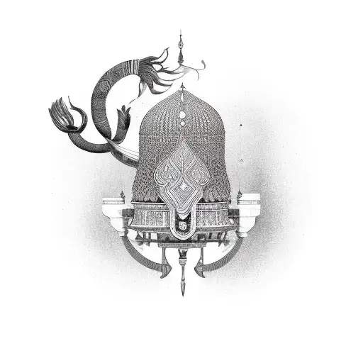 karm sabr moksh tattoo design idea