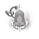 karm sabr moksh tattoo design idea
