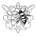 abeja  tattoo design idea