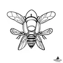 abeja  tattoo design idea