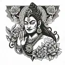 "Mahadev is my adorable 🌺 Har Har Mahadev" tattoo design idea