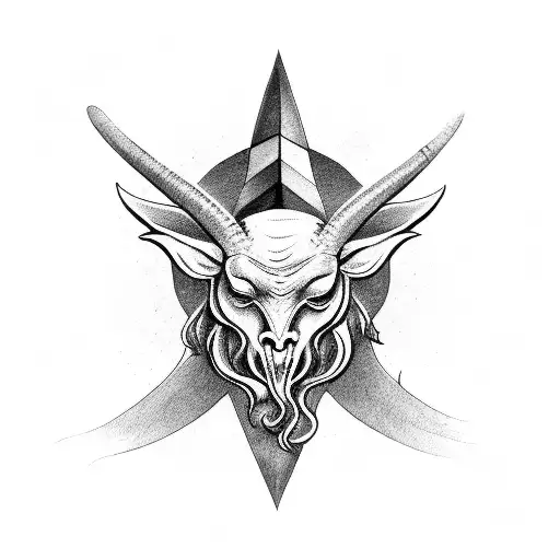 baphomet tattoo design idea