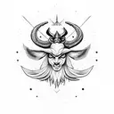 baphomet tattoo design idea