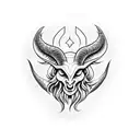 baphomet tattoo design idea