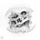 the creation of adam tattoo design idea