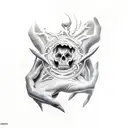 the creation of adam tattoo design idea