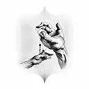 the creation of adam tattoo design idea