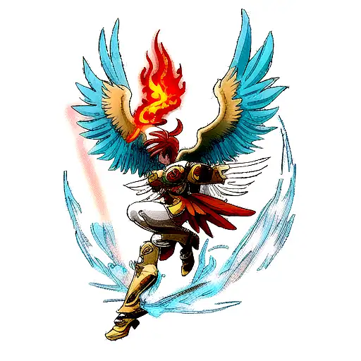ave fenix tattoo design idea