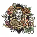 cousins intertwined tattoo design idea