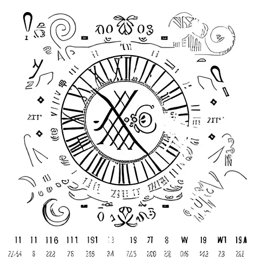 anniversary date in Roman numerals with small minimal significant design for couples  tattoo design idea