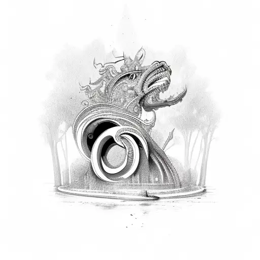 horseshoe  tattoo design idea