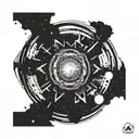 supernova, stars, galaxy, space tattoo design idea