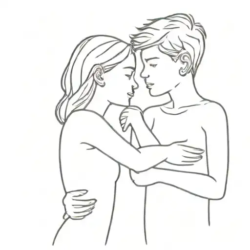 brother sister bond tattoo design idea