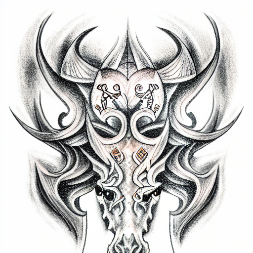 conquest of the four horsemen tattoo design idea