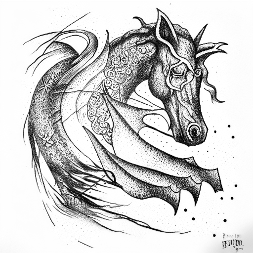 conquest of the four horsemen  tattoo design idea