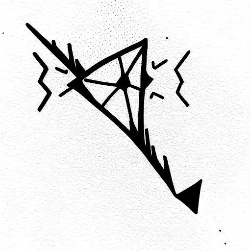 world broken bone tattoo design idea