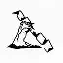 world broken bone tattoo design idea