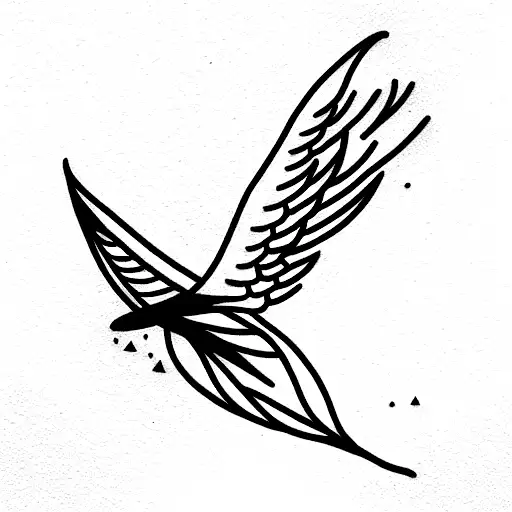 icarus fall tattoo design idea