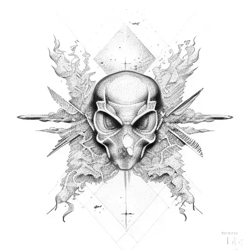 icarus fall tattoo design idea