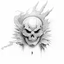 icarus fall tattoo design idea