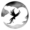 icarus fall tattoo design idea