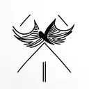 icarus fall tattoo design idea