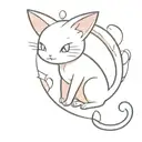 a realistic Pokémon Mew tattoo design idea