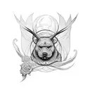 fat muse  tattoo design idea