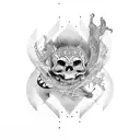 fat muse  tattoo design idea