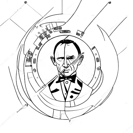James Bond 007 tattoo design idea