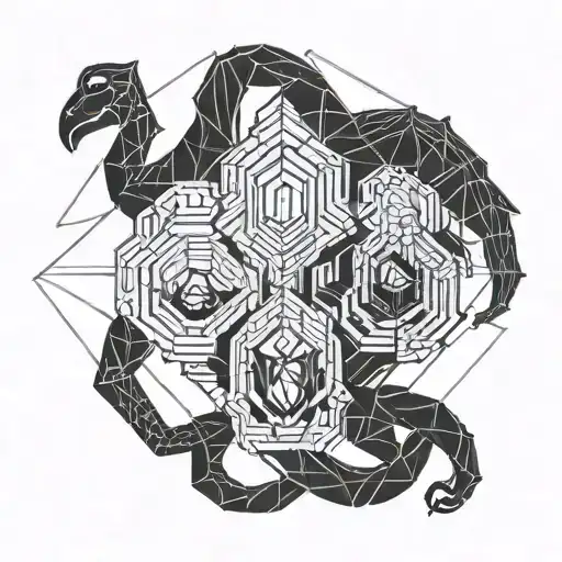 love between bonobo and scorpion tattoo design idea