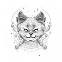 happiness is a construction tattoo design idea