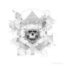 happiness is a construction tattoo design idea