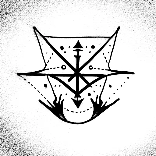 witchcraft tattoo design idea