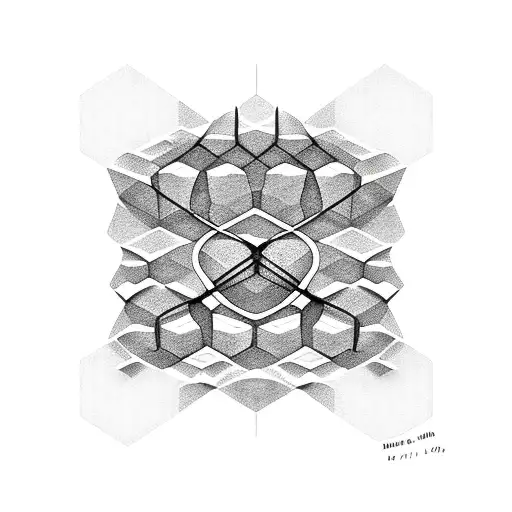 Webb telescope honeycomb  tattoo design idea