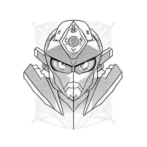 neon genesis evangelion eva unit 01  tattoo design idea