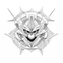 neon genesis evangelion unit 1 tattoo design idea