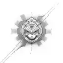 neon genesis evangelion unit 1 tattoo design idea