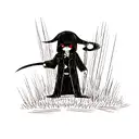 Grim Reaper tattoo design idea