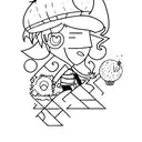 manic pixie dream boy tattoo design idea