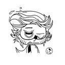 manic pixie dream boy tattoo design idea