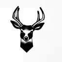 deer tattoo design idea